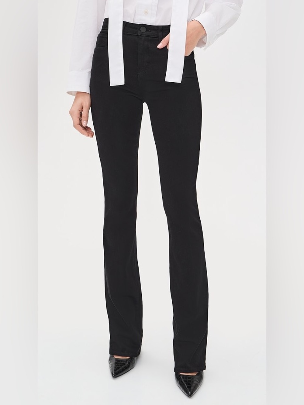 L'AGENCE MARTY ULTRA-HIGH RISE JEANS (FLARE) - Jet